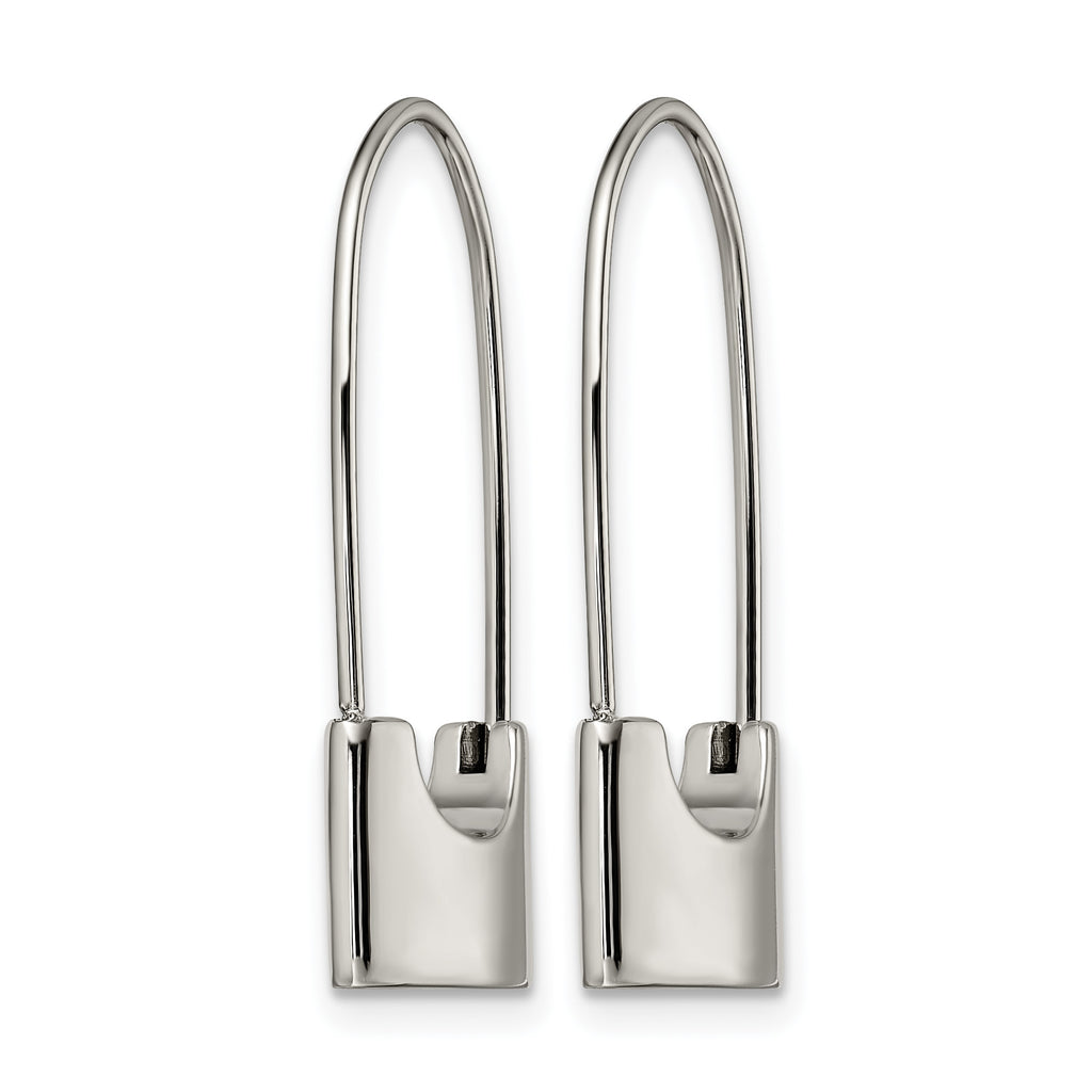 Stainless Steel Polished Drop Dangle Earrings for Women