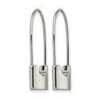 Stainless Steel Polished Drop Dangle Earrings for Women