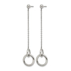 Stainless Steel Polished Drop Dangle Earrings for Women