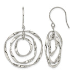 Stainless Steel Polished Drop Dangle Earrings for Women