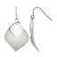 Stainless Steel Polished & Brushed Drop Dangle Earrings for Women