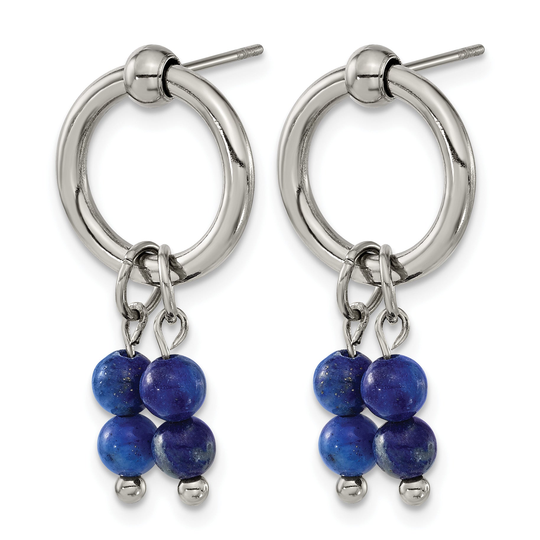 Stainless Steel Polished Drop Dangle Earrings for Women