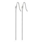 Stainless Steel Polished Drop Dangle Earrings