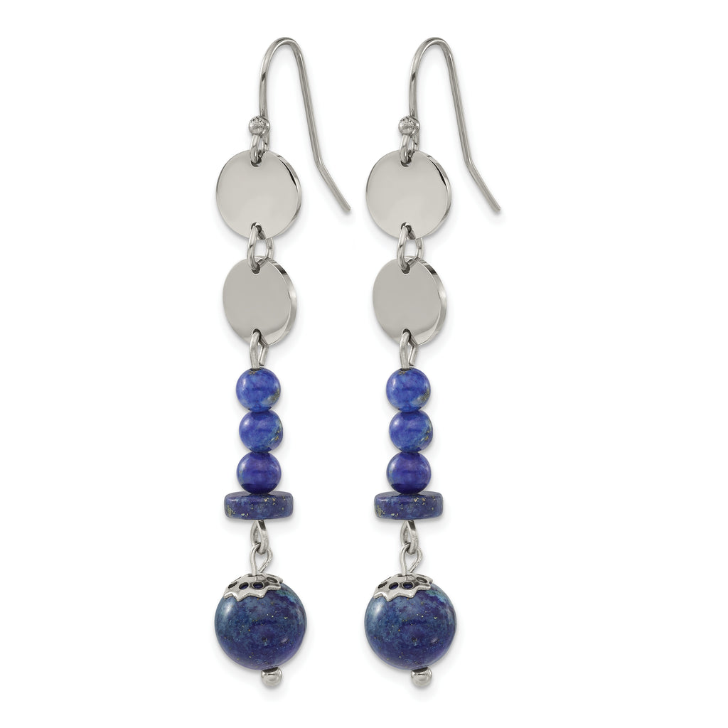 Stainless Steel Polished Drop Dangle Earrings for Women