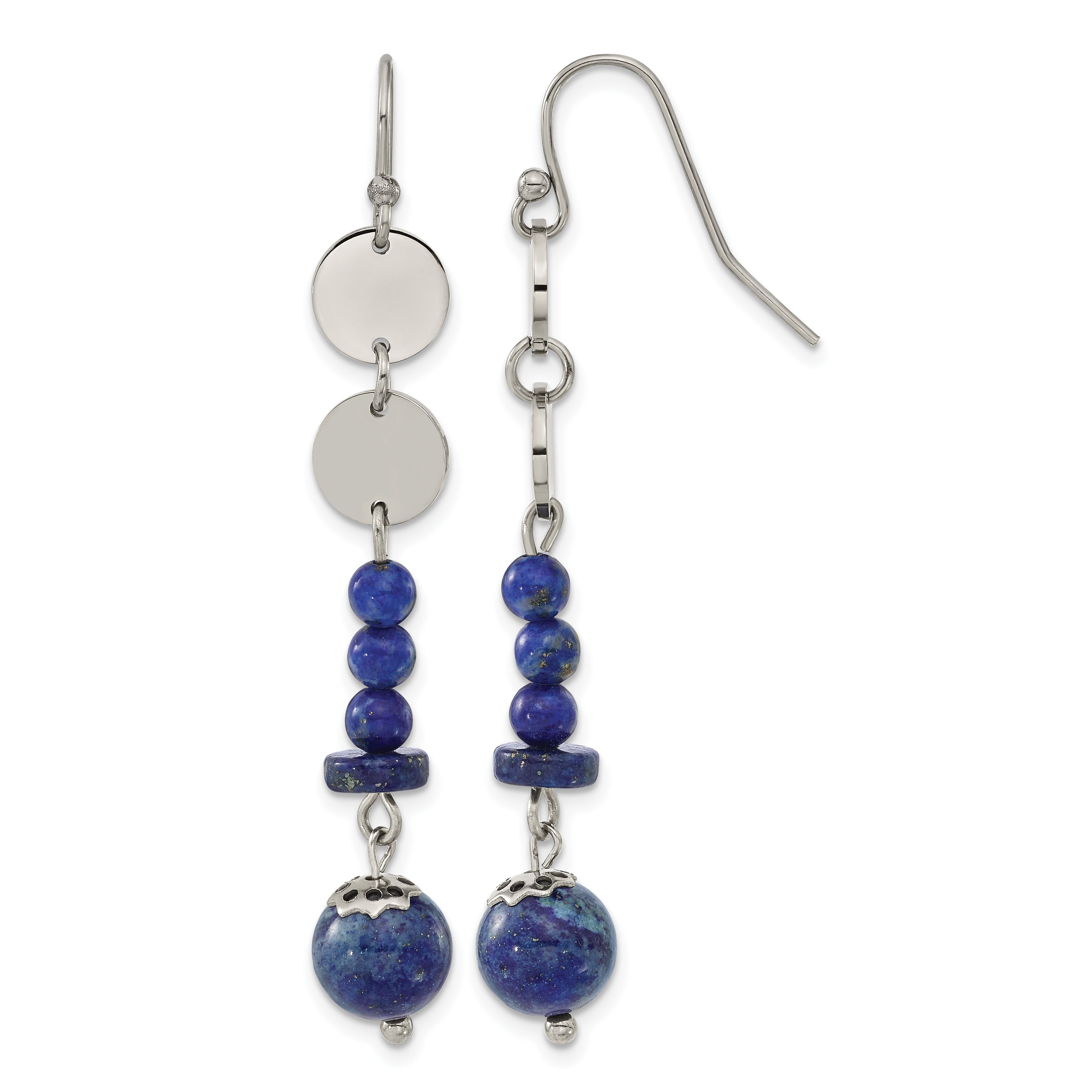 Stainless Steel Polished Drop Dangle Earrings for Women Main image