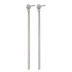 Stainless Steel Polished Drop Dangle Earrings