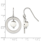 Stainless Steel Polished Drop Dangle Earrings for Women