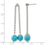 Stainless Steel Polished Drop Dangle Earrings for Women
