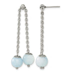 Stainless Steel Polished Drop Dangle Earrings for Women