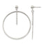 Stainless Steel Polished Drop Dangle Earrings for Women