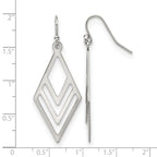 Stainless Steel Polished Drop Dangle Earrings for Women