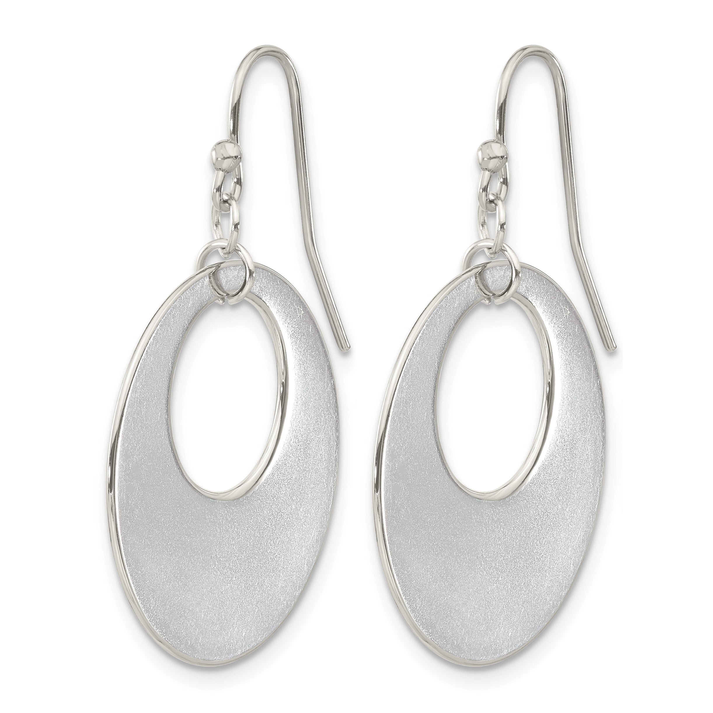 Stainless Steel Polished Drop Dangle Earrings for Women Secondary image