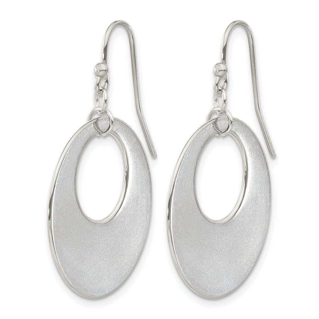 Stainless Steel Polished Drop Dangle Earrings for Women