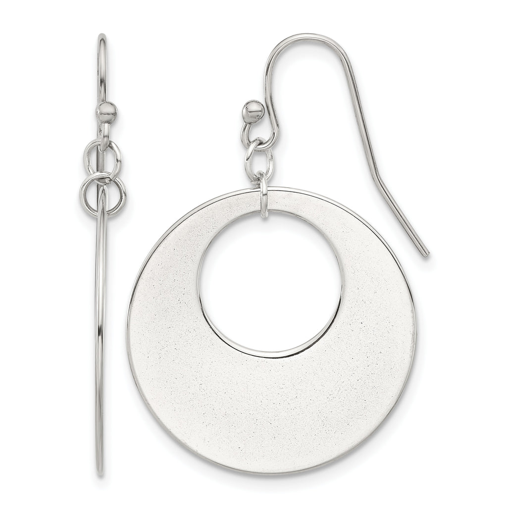 Stainless Steel Polished Drop Dangle Earrings for Women