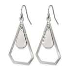 Stainless Steel Polished Drop Dangle Earrings for Women