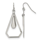 Stainless Steel Polished Drop Dangle Earrings for Women