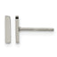 Stainless Steel Polished Button Earrings
