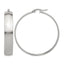 Stainless Steel Polished Hoop Earrings for Women
