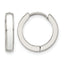 Stainless Steel Enamel Polished Hinged Hoop Earrings for Women