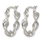 Stainless Steel Polished Hoop Earrings for Women