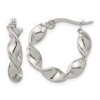 Stainless Steel Polished Hoop Earrings for Women