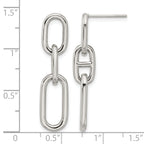 Stainless Steel Polished Drop Dangle Earrings for Women