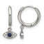 Stainless Steel Polished Hinged Hoop Earrings for Women