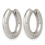 Stainless Steel Hinged Huggie Hoop Earrings for Women