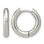 Stainless Steel Hinged Huggie Hoop Earrings for Women