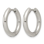 Stainless Steel Hinged Huggie Hoop Earrings for Women