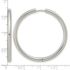 Stainless Steel Hinged Huggie Hoop Earrings for Women