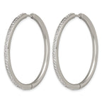 Stainless Steel Hinged Cubic Zirconia Huggie Hoop Earrings for Women