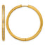 Stainless Steel Gold-Tone Hinged Cubic Zirconia Huggie Hoop Earrings for Women