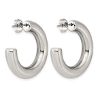 Stainless Steel C-Hoop Earrings for Women