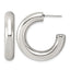 Stainless Steel C-Hoop Earrings for Women