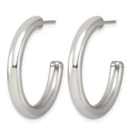 Stainless Steel C-Hoop Earrings for Women