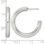 Stainless Steel C-Hoop Earrings for Women