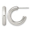 Stainless Steel C-Hoop Earrings for Women