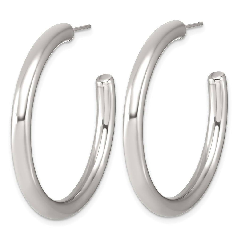 Stainless Steel C-Hoop Earrings for Women