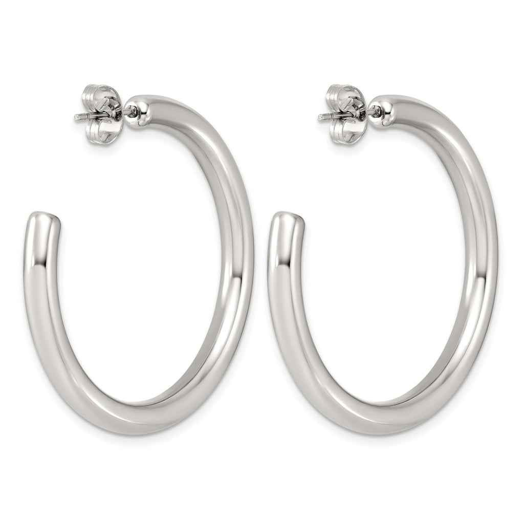 Stainless Steel C-Hoop Earrings for Women