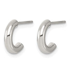 Stainless Steel C-Hoop Earrings for Women