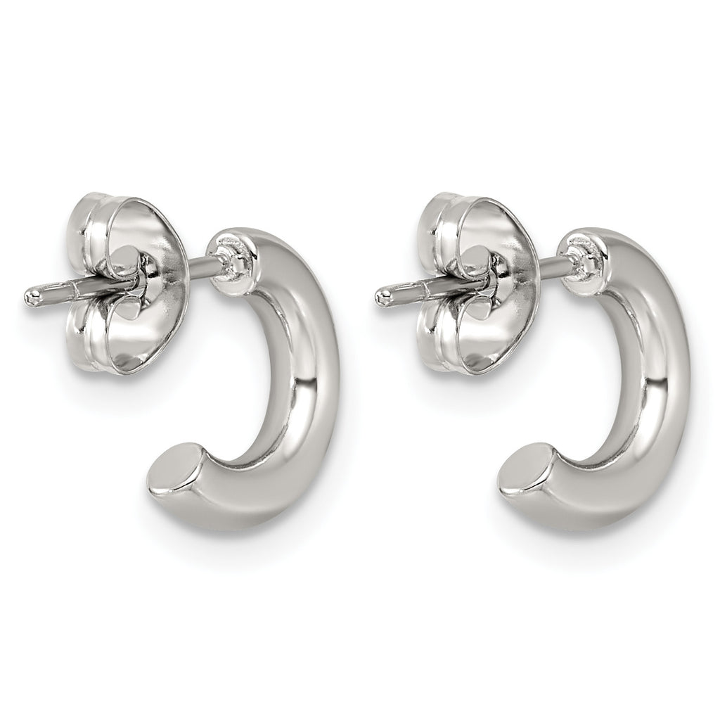 Stainless Steel C-Hoop Earrings for Women
