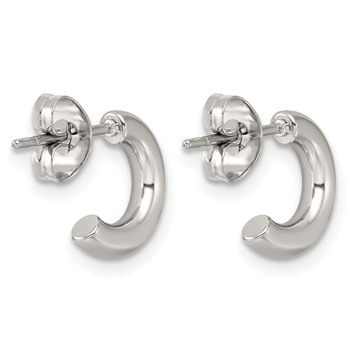 Stainless Steel C-Hoop Earrings for Women
