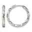 Stainless Steel Hinged Huggie Hoop Earrings for Women