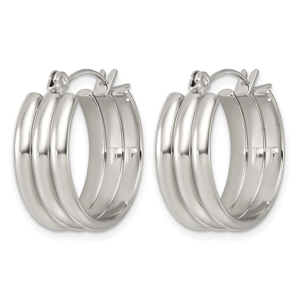 Stainless Steel Hoop Earrings for Women