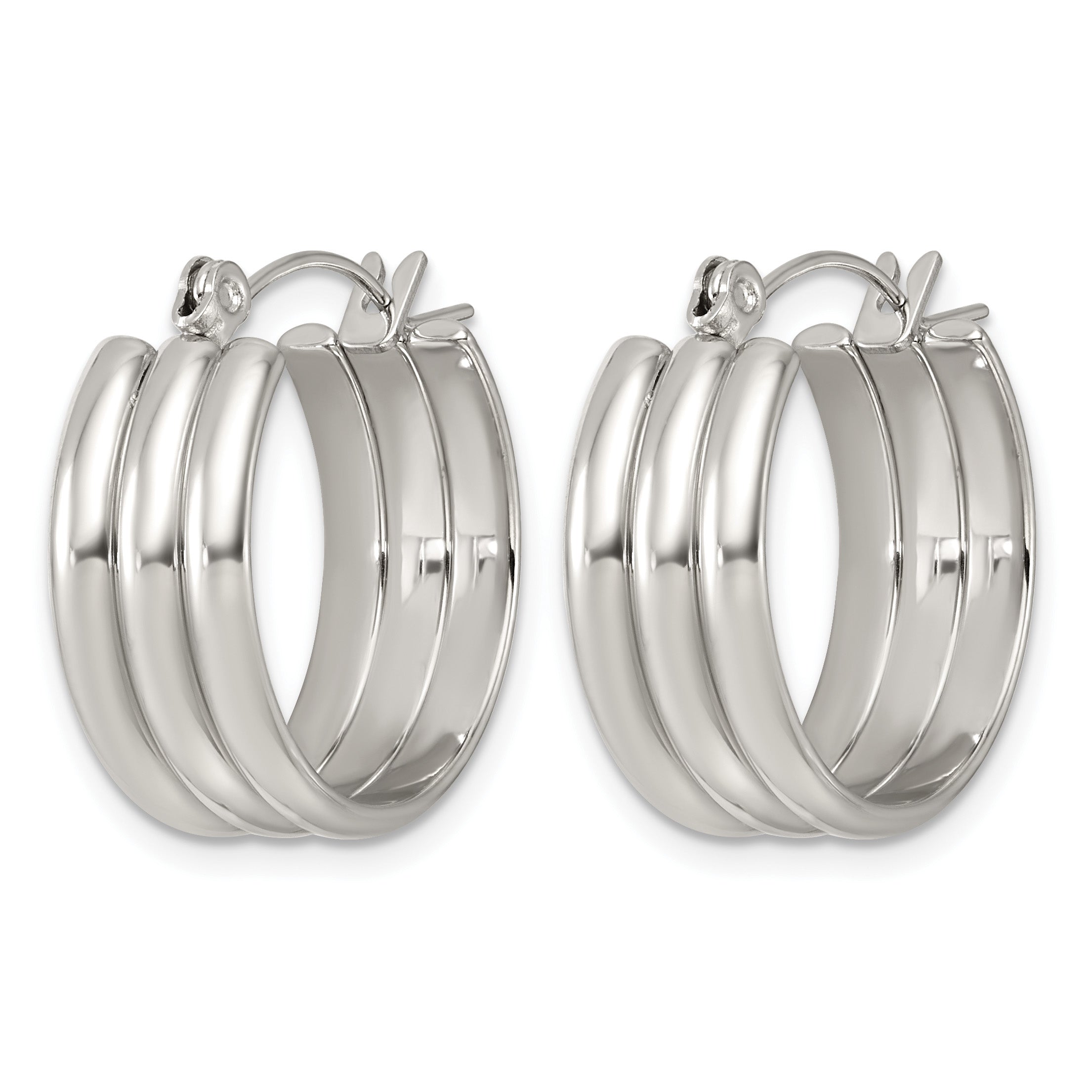 Stainless Steel Hoop Earrings for Women