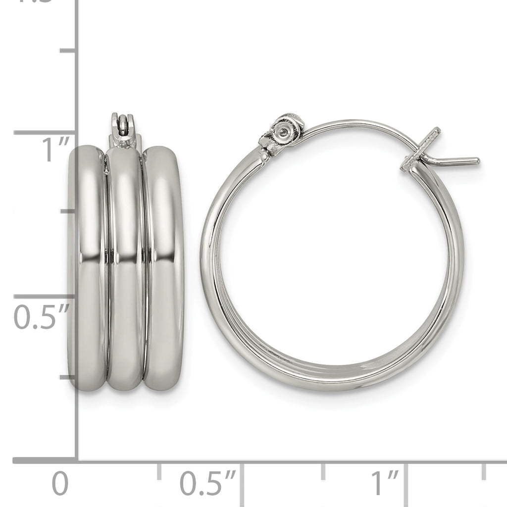Stainless Steel Hoop Earrings for Women