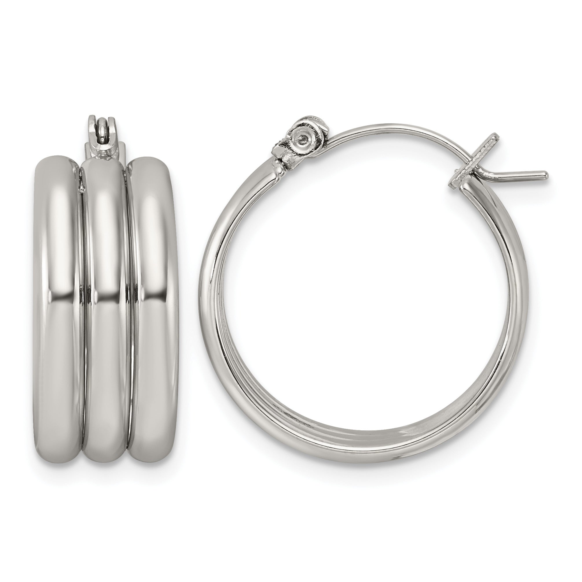 Stainless Steel Hoop Earrings for Women