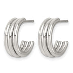 Stainless Steel C-Hoop Earrings for Women