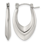 Stainless Steel Teardrop Hoop Earrings for Women